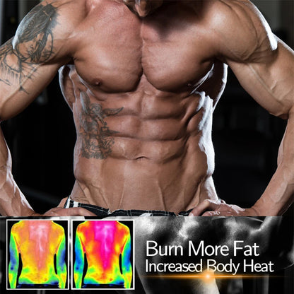 Men Sweat Vest Weight Loss Shirt Fat Burner Workout Tank Tops